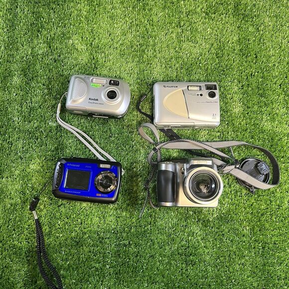 Camera Lot Untested For Parts Or Repair Digital Cameras Kodak,Polaroid, Fujifilm - Picture 1 of 10